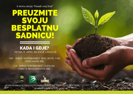 Najavni plakat - Posadi svoj hlad - Tuzla (2)